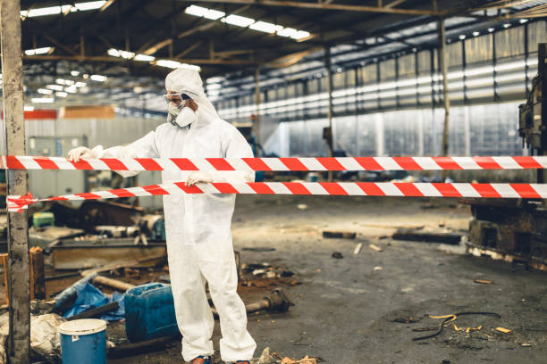 Professional Crime Scene Cleanup technician working in Hume, CA